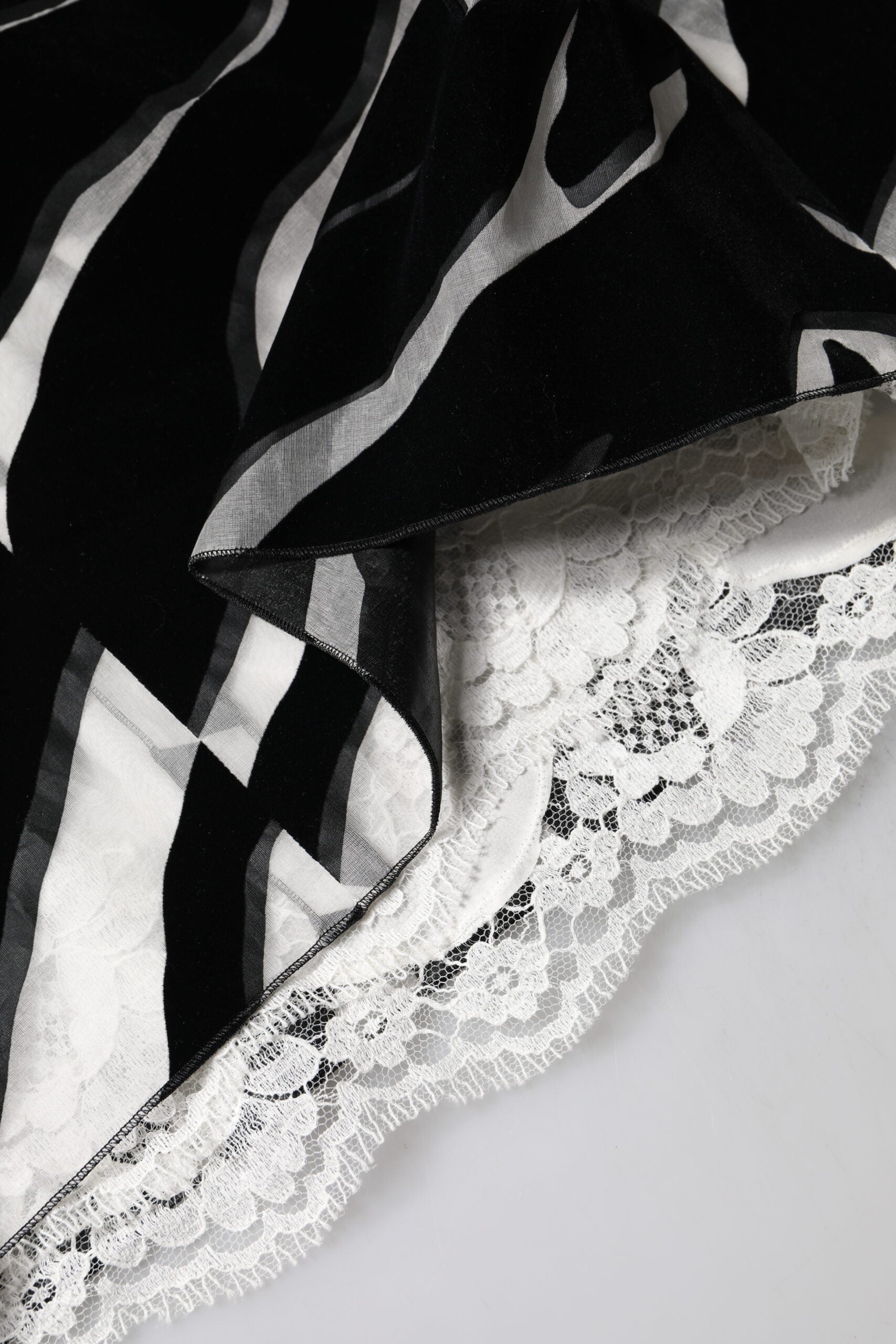 Dolce &amp; Gabbana Black White Zebra A-line Sheath Mini Dress