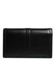 Versace Black Calfskin Leather Chain Strap Shoulder Crossbody Bag