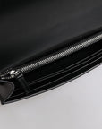 Versace Black Calfskin Leather Chain Strap Shoulder Crossbody Bag