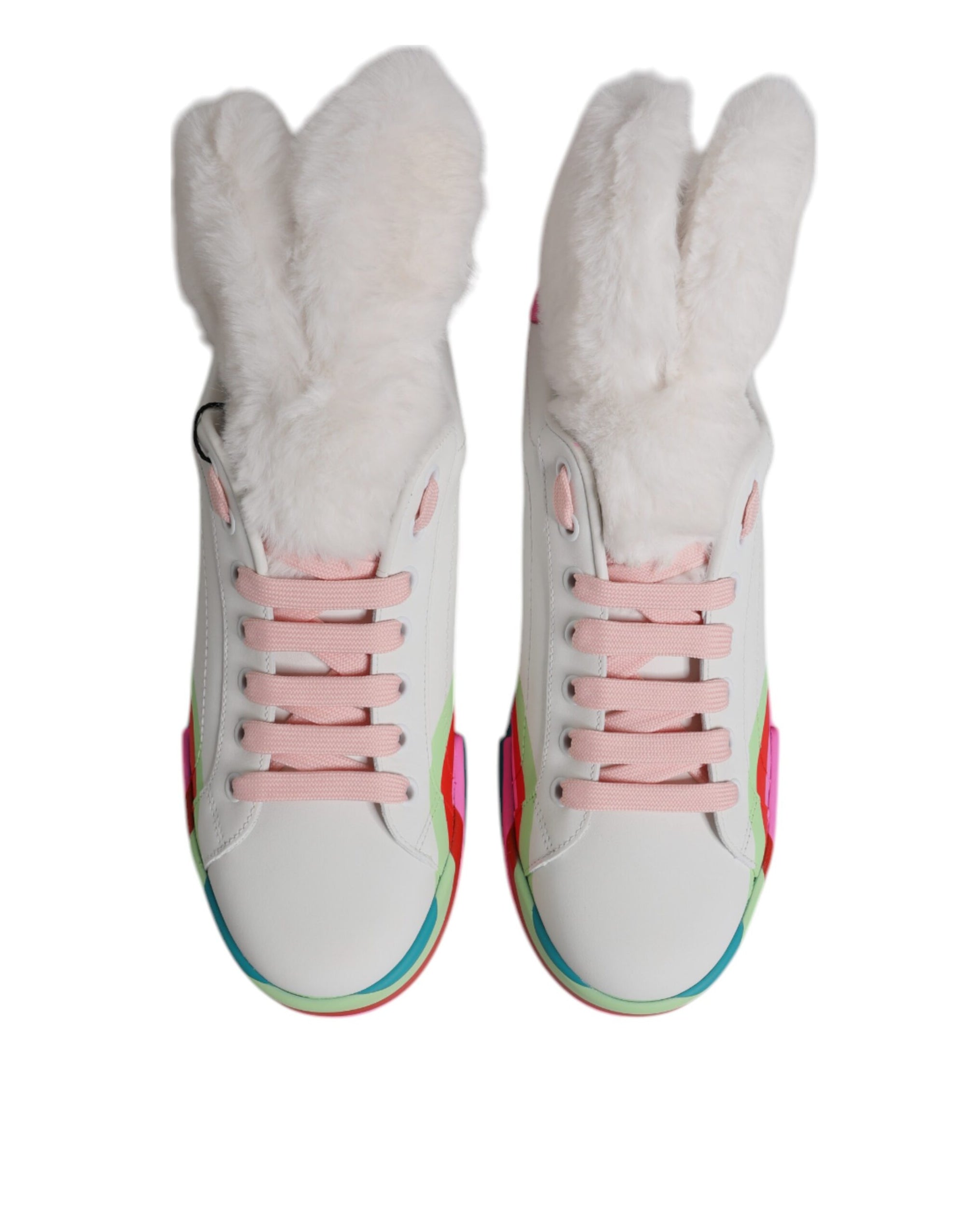 Dolce &amp; Gabbana Multicolor Low Top Trainers Sneakers Shoes