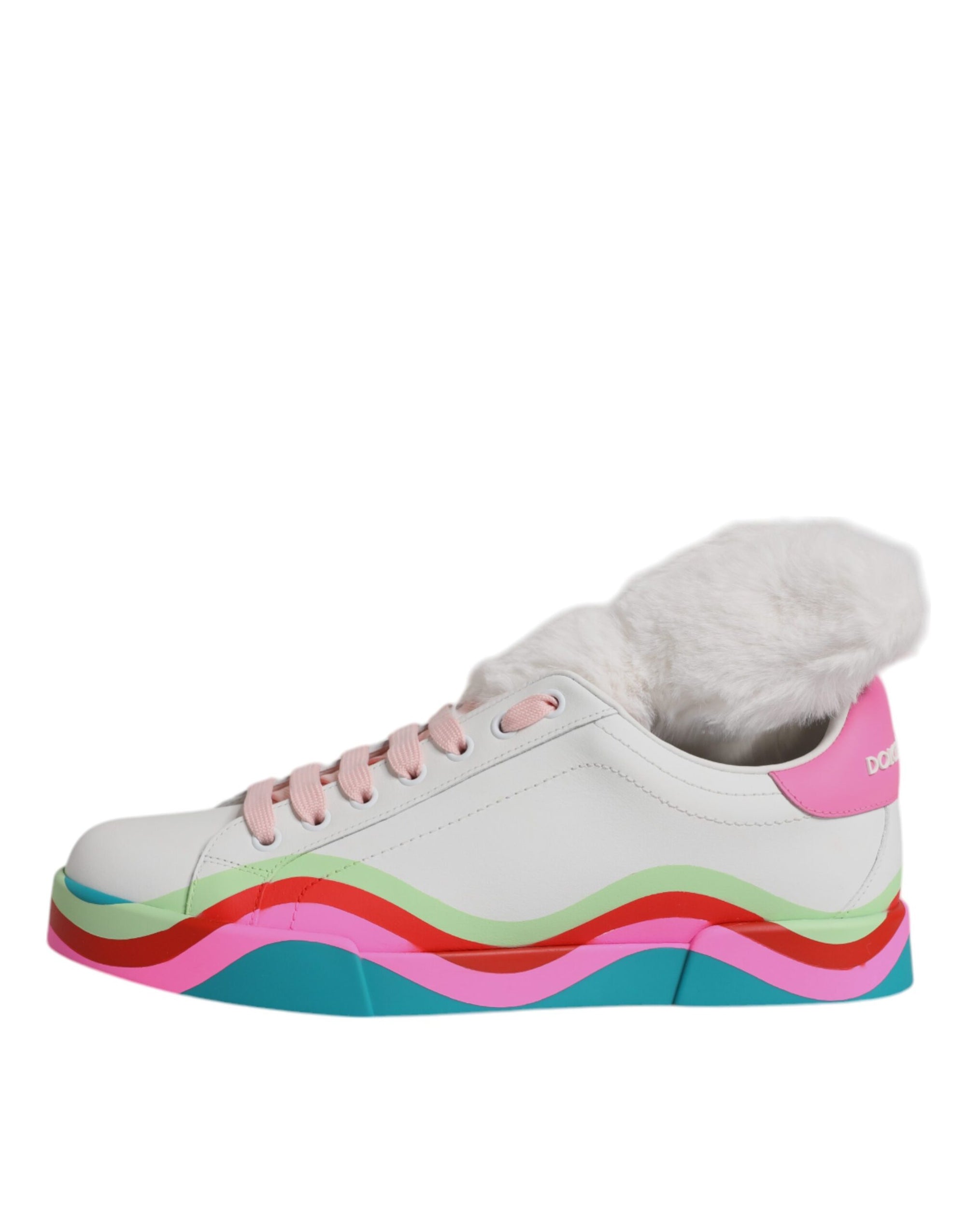 Dolce &amp; Gabbana Multicolor Low Top Trainers Sneakers Shoes