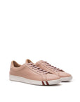Bally Pink Leather Low Top Sneakers