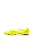 Christian Louboutin Yellow Mesh Ballet Flats