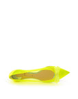 Christian Louboutin Yellow Mesh Ballet Flats
