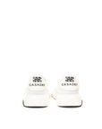 Casadei White Leather Athletic Sneakers