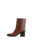 Burberry Brown Leather Ankle Boots