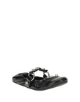 Balenciaga Black Calf Leather Bos Taurus Ballet Flats