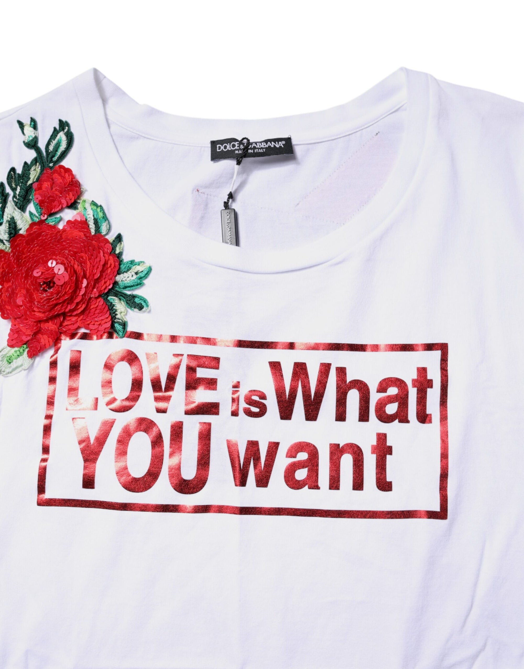 Dolce &amp; Gabbana White Floral Graphic Print Sleeveless Tank Top
