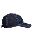 Dolce & Gabbana Blue Crystal Embellishment Baseball Cap