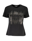 Patrizia Pepe Black Cotton Women T-Shirt