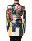 Dolce & Gabbana Multicolor Floral Patchwork Jacquard Jacket