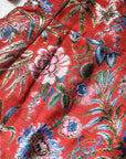 Dolce & Gabbana Red Floral Jacquard A-line Mini Dress