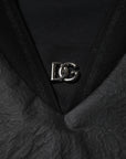 Dolce & Gabbana Black Cotton Short Sleeves V-neck T-shirt