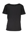 Patrizia Pepe Black Cotton Women T-Shirt