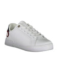 Tommy Hilfiger Bianco Polyurethane Women Sneaker