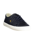 Ralph Lauren Blue Leather Women Sneaker