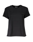 Patrizia Pepe Black Organic Cotton Women T-Shirt
