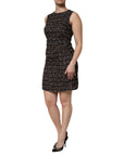 Dolce & Gabbana Multicolor Sleeveless Mini Tweed A-line Dress