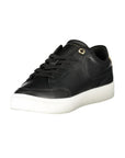 Tommy Hilfiger Black Polyurethane Women Sneaker