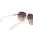 Guess Beige Metal Sunglasses