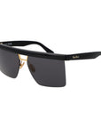 Max Mara Black Stainless Steel Sunglasses