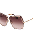 Max Mara Gold Metal Sunglasses