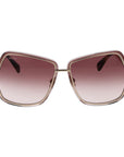 Max Mara Gold Metal Sunglasses