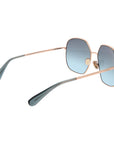 Max Mara Rose Gold Metal Sunglasses