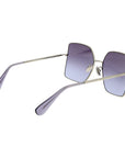 Max Mara Silver Metal Sunglasses