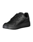 Tommy Hilfiger Black Leather Women Sneaker