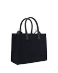 Versace Black Cotton Shoulder Bag