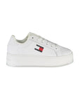 Tommy Hilfiger White Leather Women Sneaker