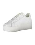 Tommy Hilfiger White Leather Women Sneaker