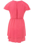Armani Exchange Fuchsia Viscose Short Dress