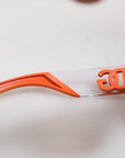Dolce & Gabbana Orange Reborn To Live Oval Frame Logo Eyewear Sunglasses