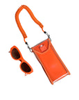 Dolce & Gabbana Orange Reborn To Live Oval Frame Logo Eyewear Sunglasses