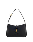 Saint Laurent Black Calf Leather Bos Taurus Handbag