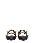 Valentino Garavani Black Leather Mules
