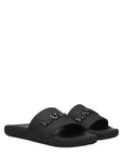 Lanvin Black Cotton Slippers