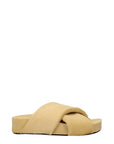 Jil Sander Beige Horsehair Slippers