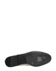 Max Mara Beige Fabric Slip-On Loafers