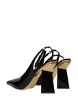 Valentino Garavani Black Leather Sandals