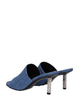 Givenchy Blue Fabric Platform Sandals