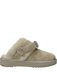 Burberry Green Leather Slippers