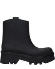 Chloé Black Cotton Ankle Boots