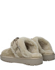 Burberry Green Leather Slippers