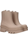 Chloé Pink Cotton Ankle Boots