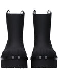 Chloé Black Cotton Ankle Boots