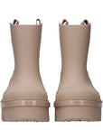 Chloé Pink Cotton Ankle Boots