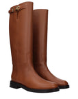 Valentino Garavani Brown Leather Boots